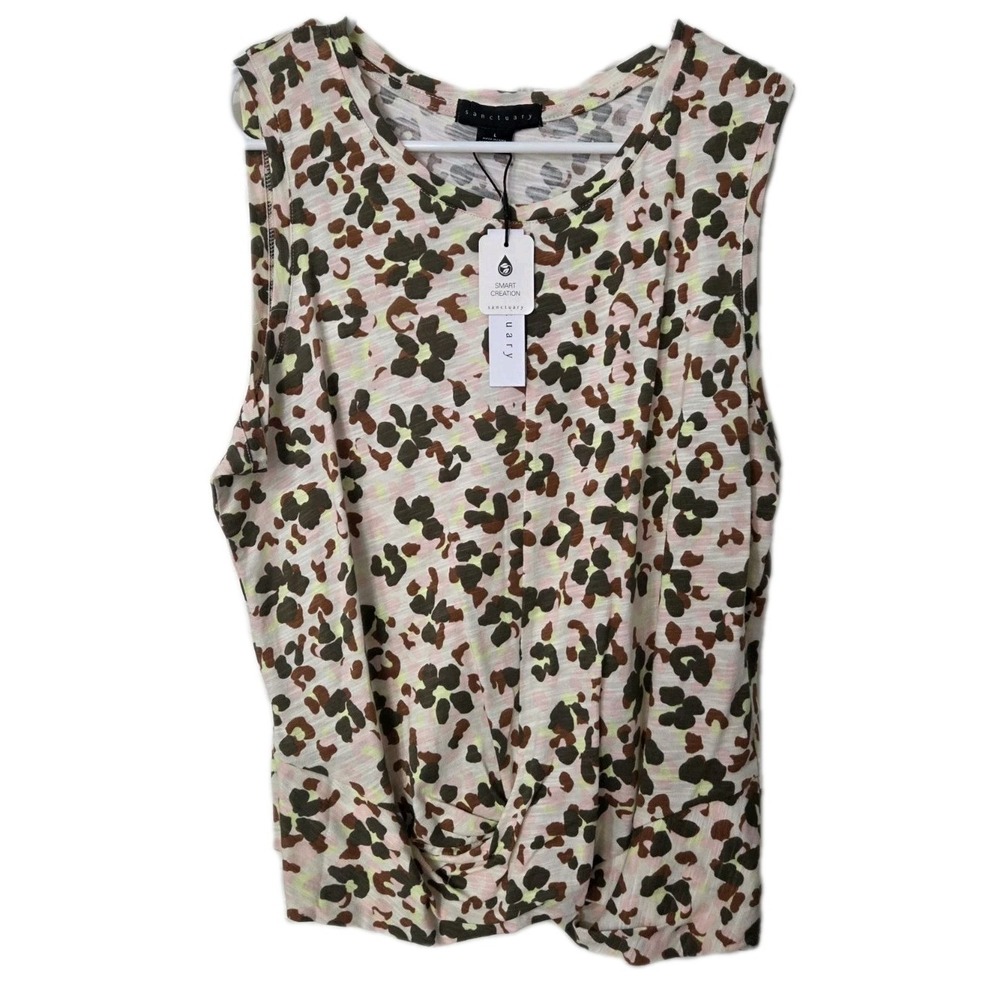 Sanctuary Women's Camouflage Sleeveless Top